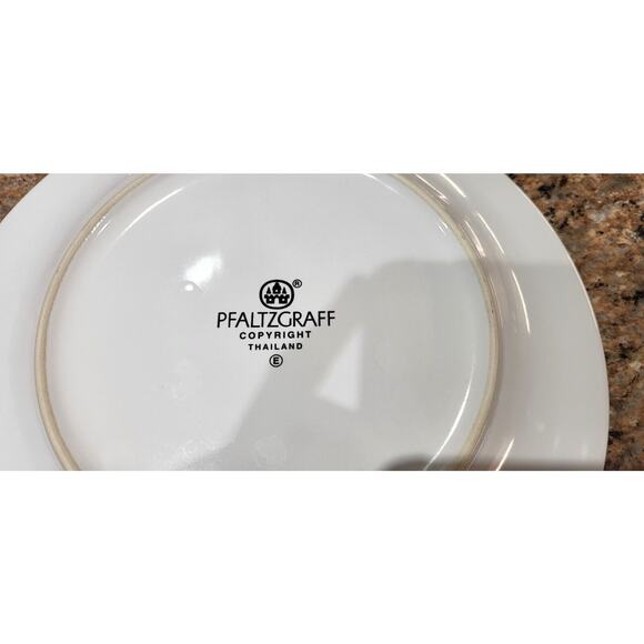 Pfaltzgraff Summer Breeze 11" Dinner Plate Yellow w/Blue Flowers Replacement - Picture 6 of 13